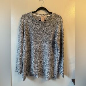 Women's Gray Sweater Top